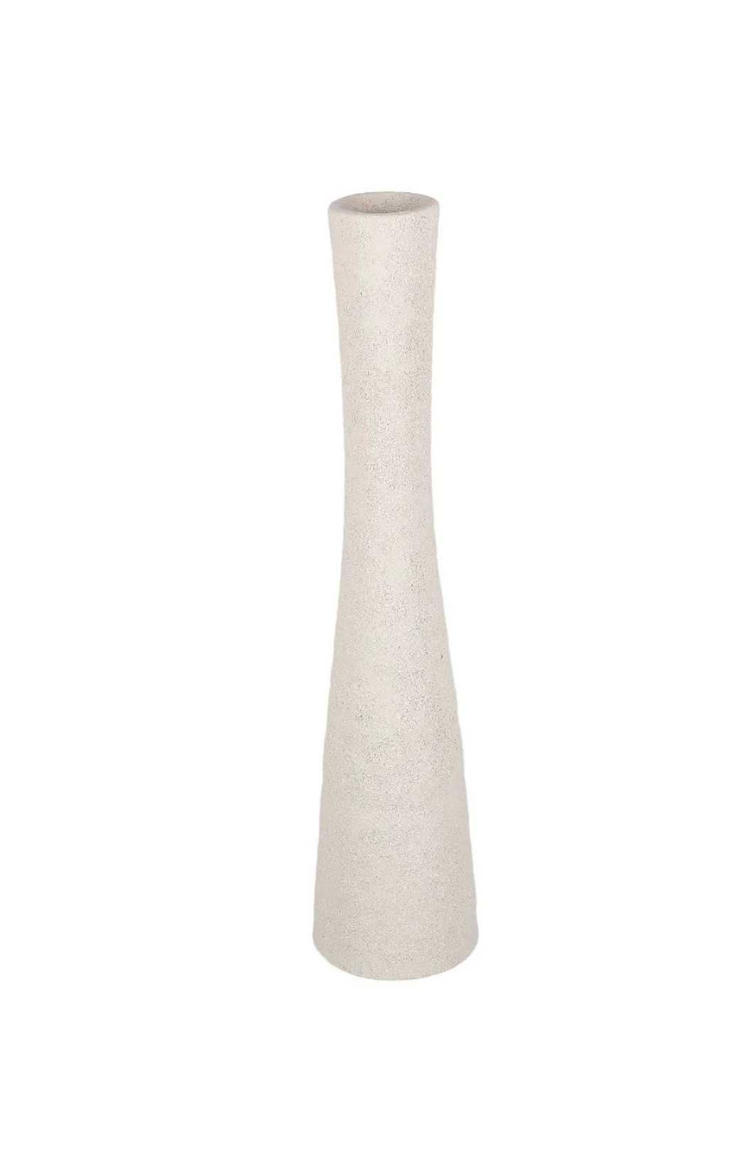 S&P Vaas 9xH40,5cm organisch wit Cone