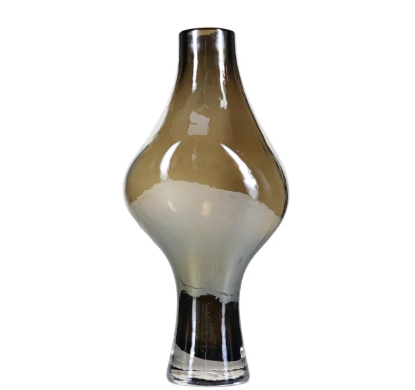 S&P Vaas 19xH38,5cm organic metallic grey Vesper