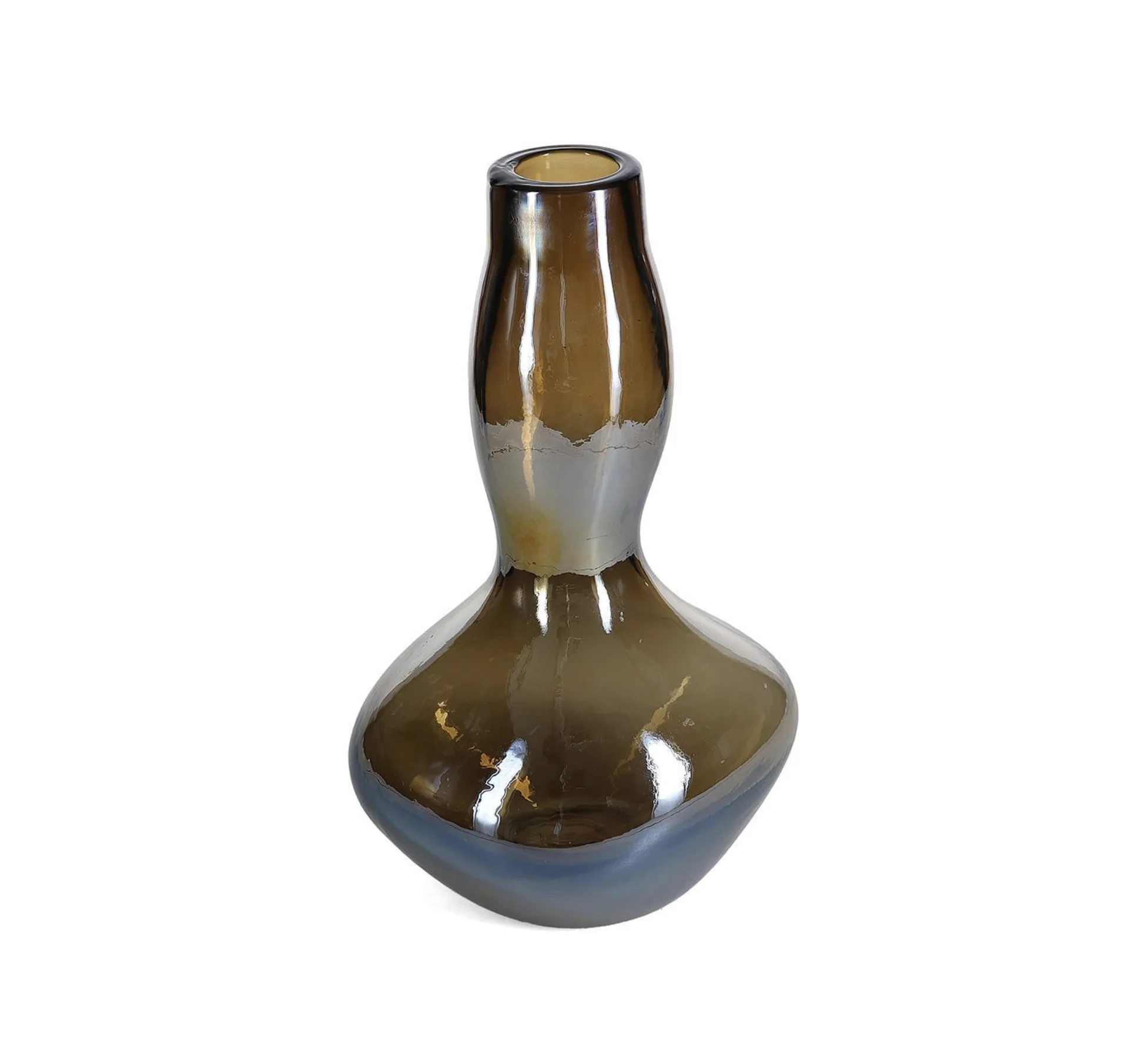 S&P Vaas 19,5xH32,5cm organic metallic grey Vesper