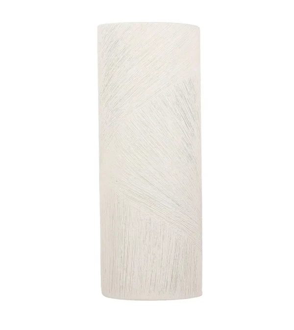 S&P Vaas 13,5x9,5xH35,5cm ovaal beige Vico
