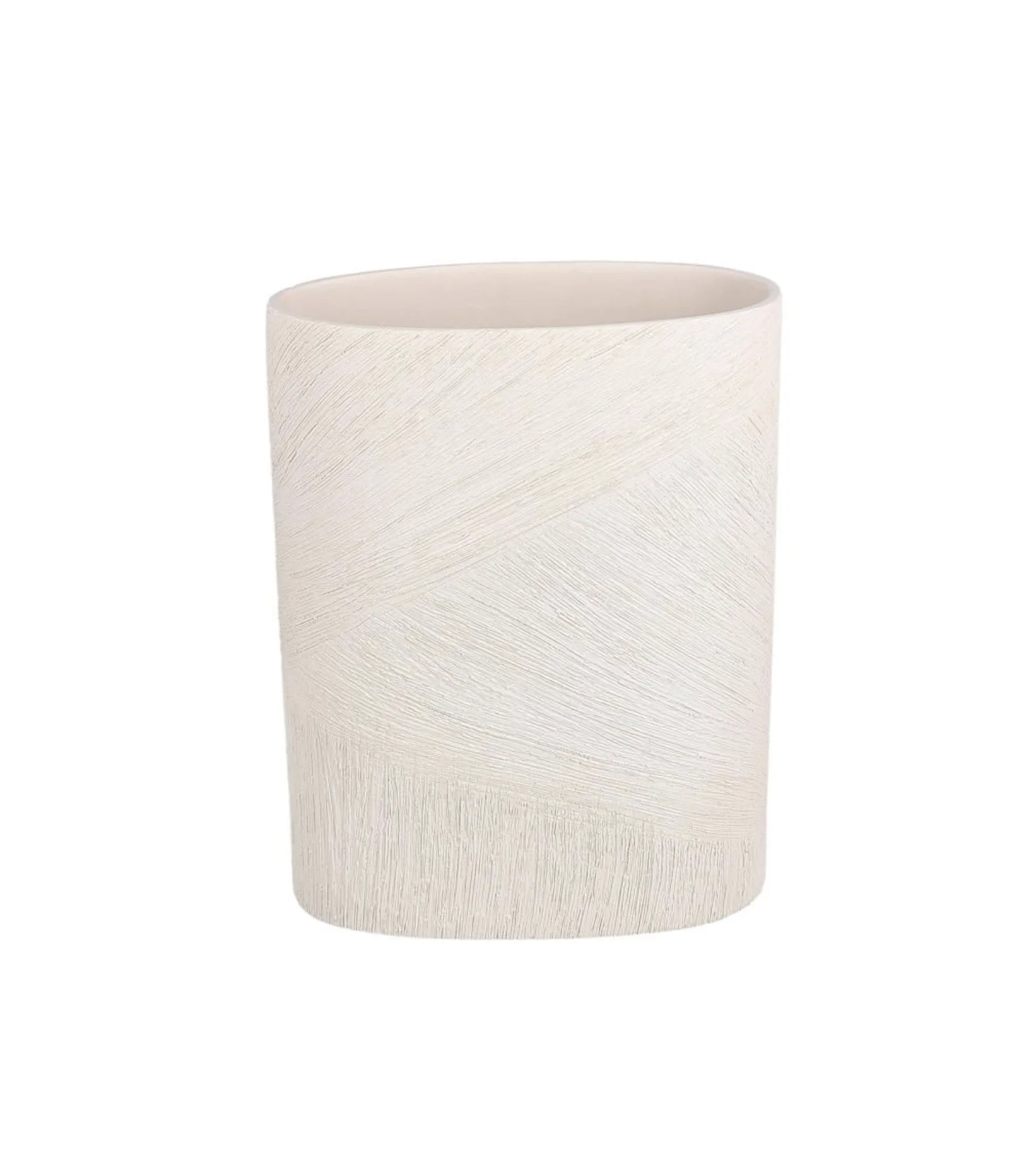 S&P Vaas 18,5x8,5xH24,5cm ovaal beige Vico