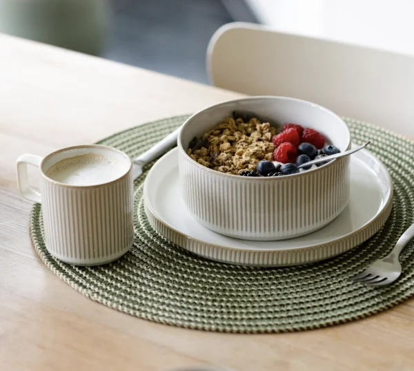 S&P Placemat 36cm geweven groen Tabletop