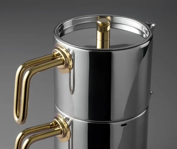 Jumbo Metalix Titanium Gold Theepotset