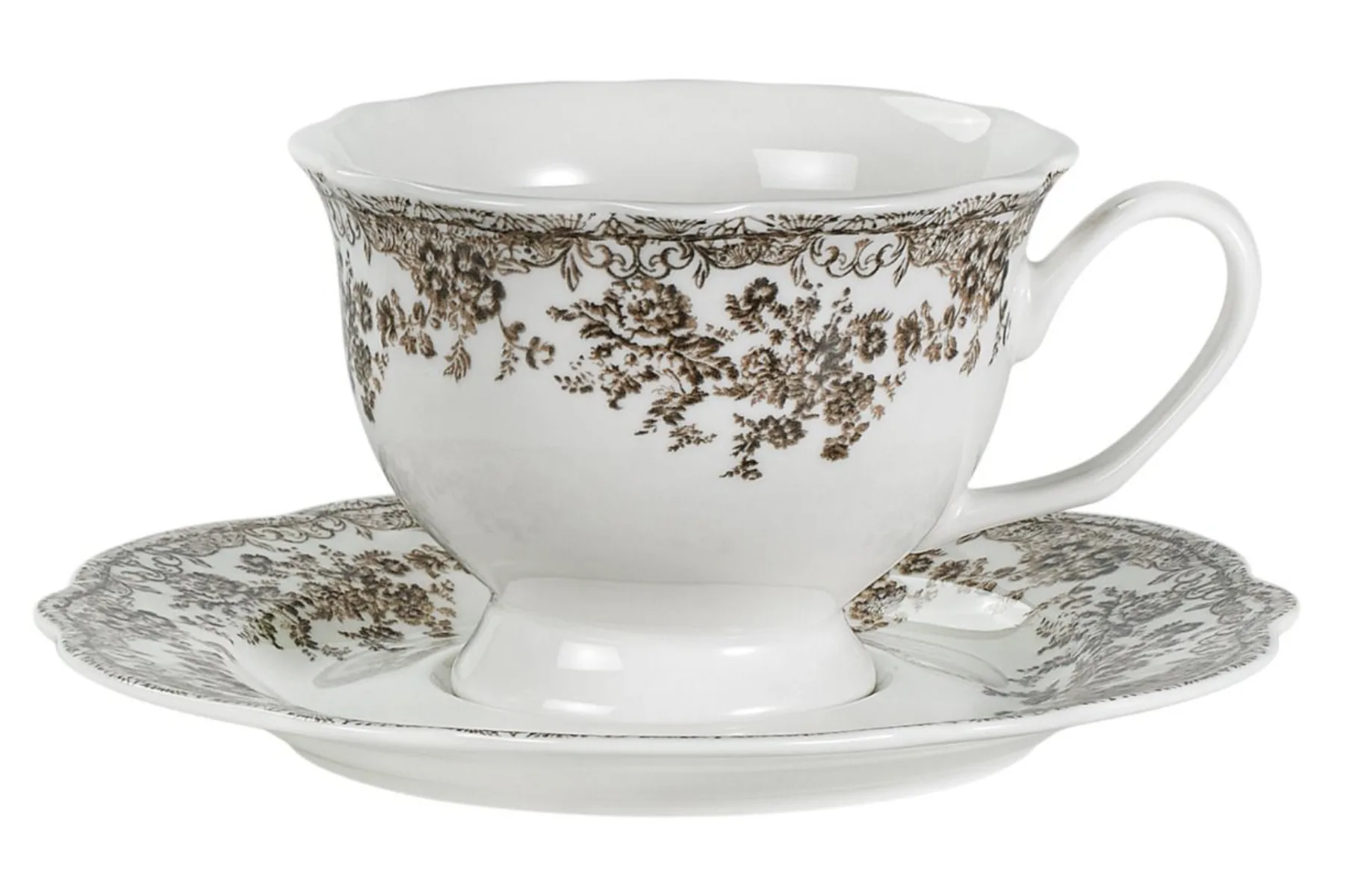 Heritage Koffieset Bruin 12 Delig
