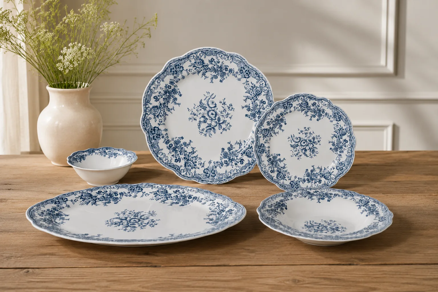 Heritage Blauw – serviesset 25 Delig - Afbeelding 1