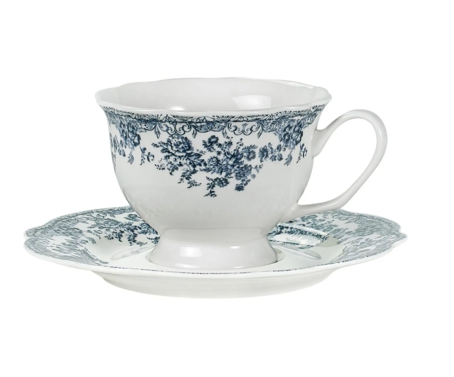 Heritage Koffieset blauw 12 Delig