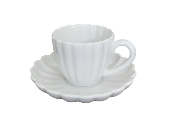 Lotus Espressoset | Wit 12-Delig