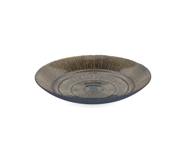 Sierschaal 40xH6,5cm glas soleil Cosmo