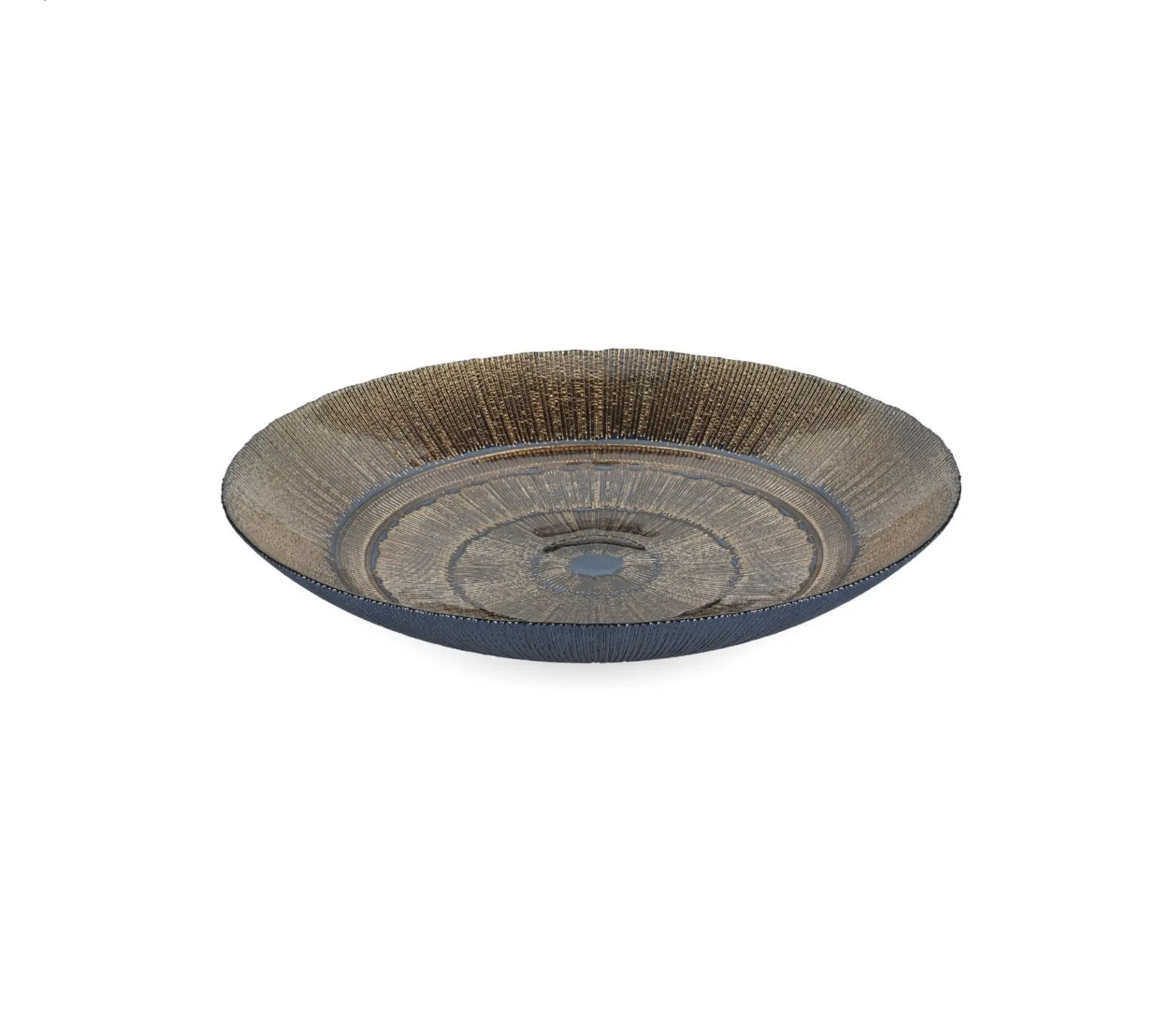 Sierschaal 40xH6,5cm glas soleil Cosmo