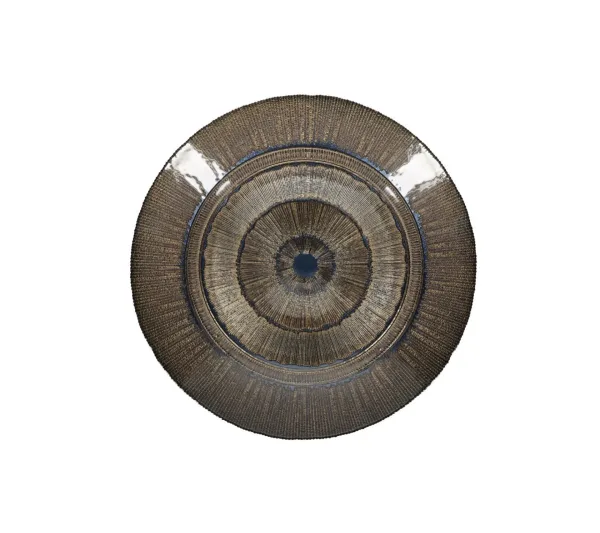 Sierschaal 40xH6,5cm glas soleil Cosmo
