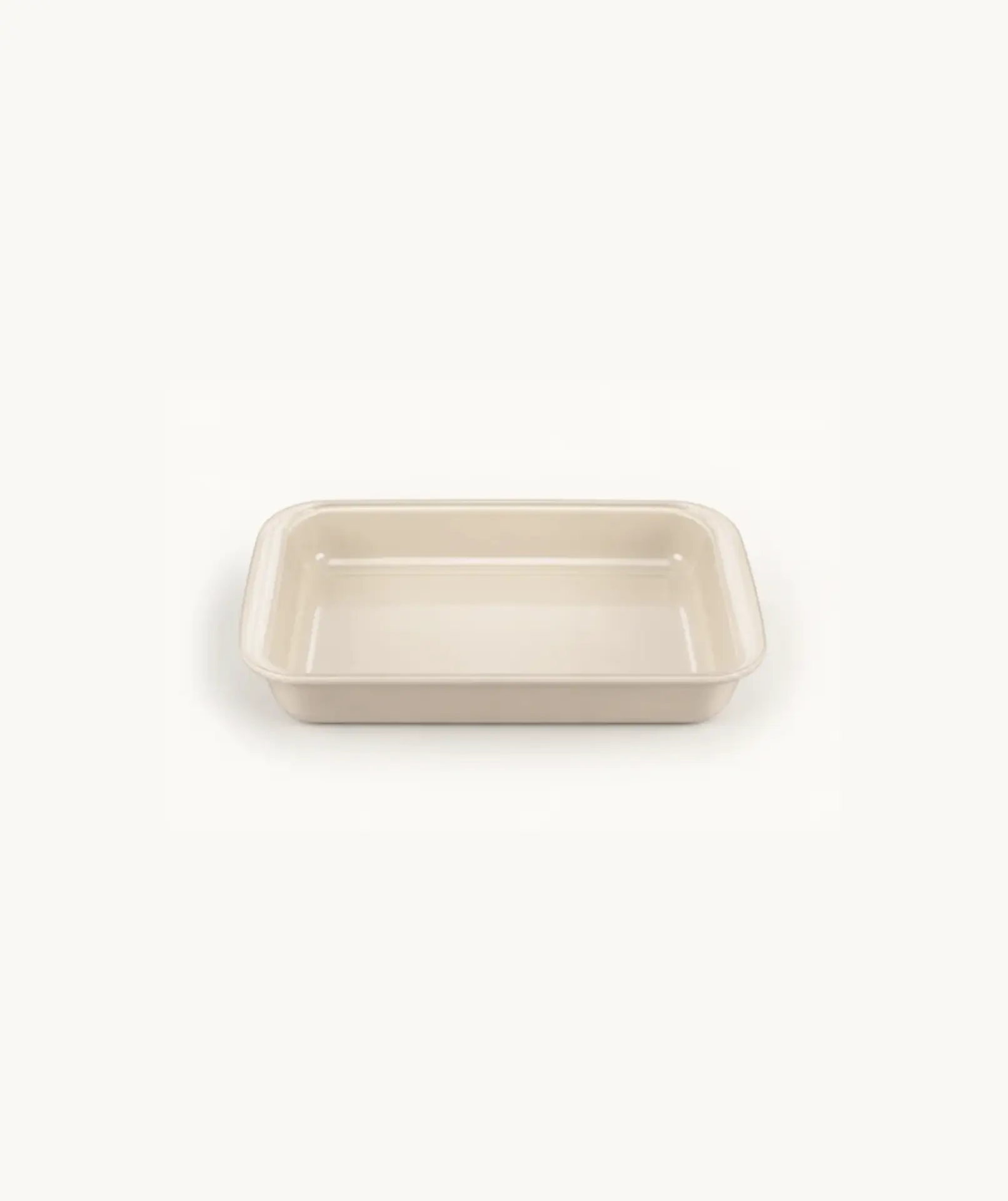Rechthoekige Ovenschaal van glas – Beige – 1600 ml
