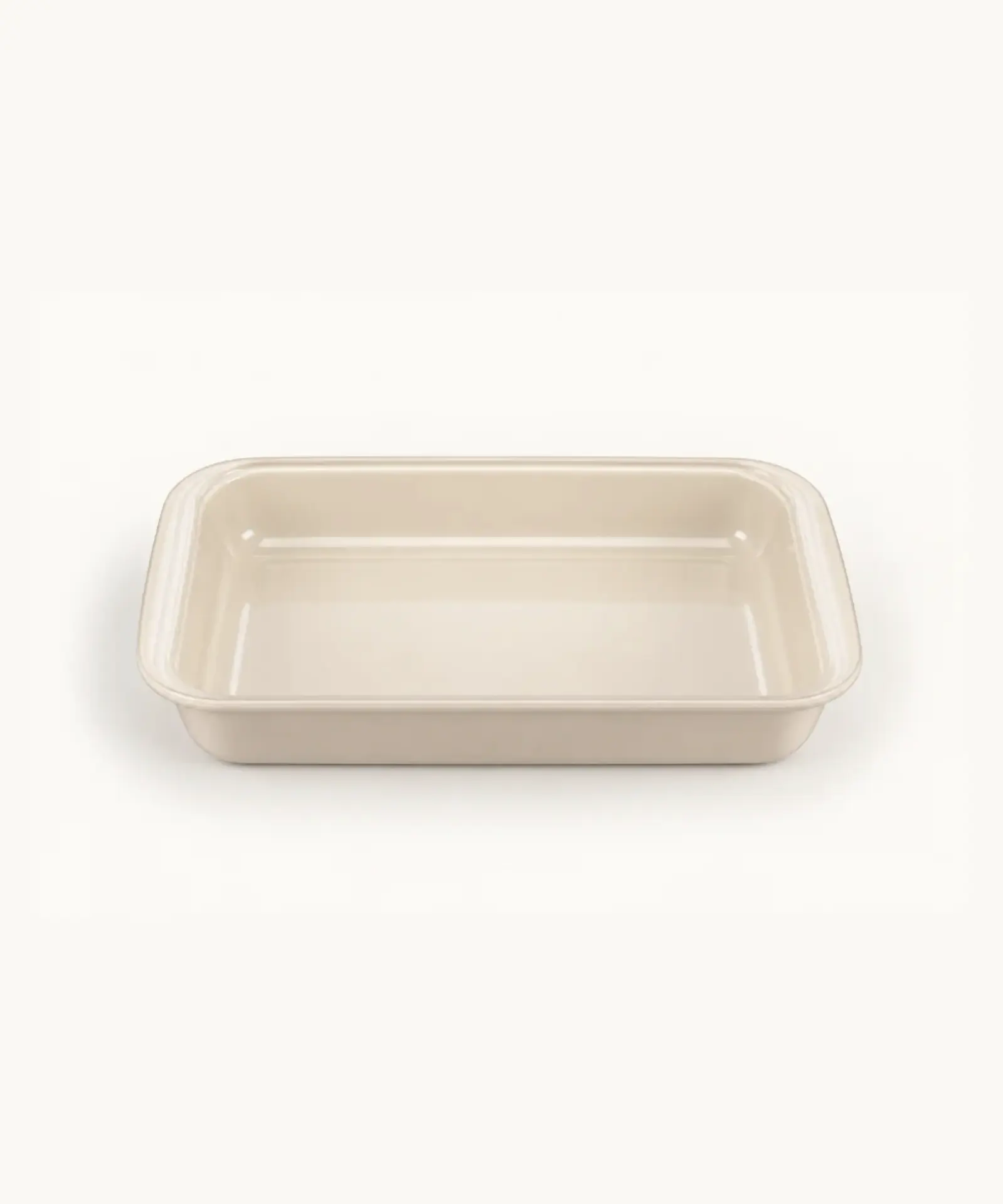 Rechthoekige Ovenschaal van glas – Beige – 2200 ml