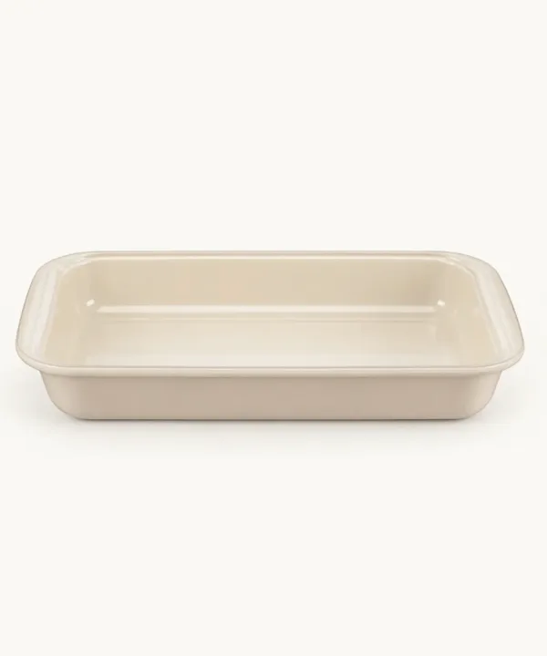 Rechthoekige Ovenschaal van glas – Beige – 3000 ml