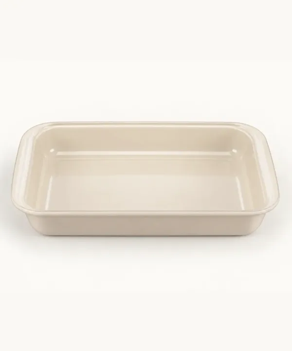 Rechthoekige Ovenschaal van glas – Beige – 3000 ml