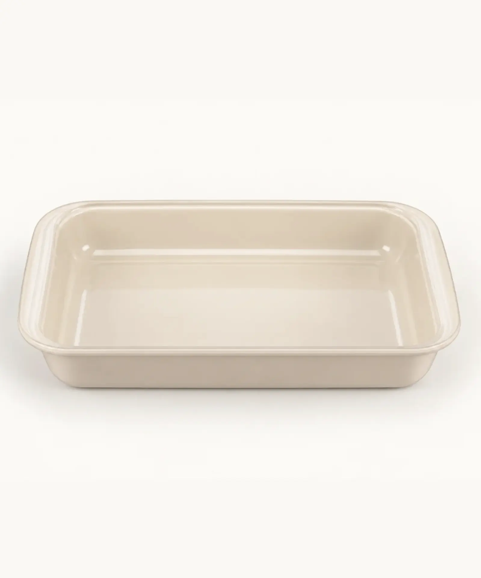 Rechthoekige Ovenschaal van glas – Beige – 3000 ml