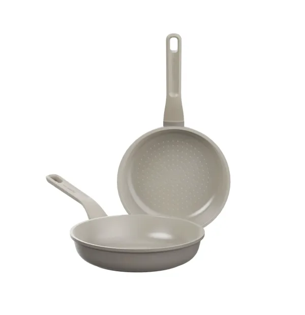 Berghoff LEO 2-delige braadpannenset antikleef Dune