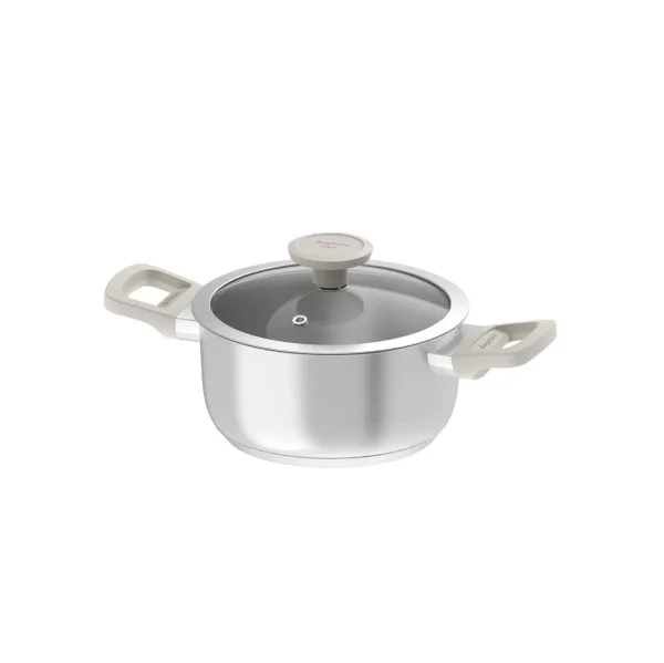 Berghoff LEO Kookpot met deksel Bolt Clay - Ø 18cm