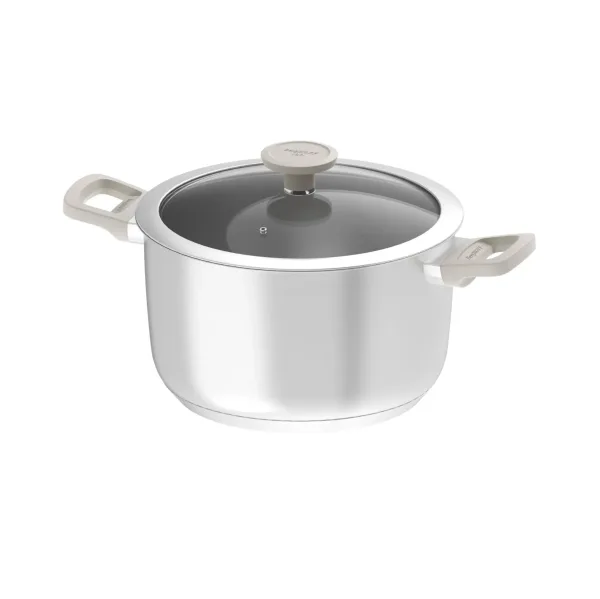 Berghoff LEO Kookpot met deksel Bolt Clay - Ø 24cm