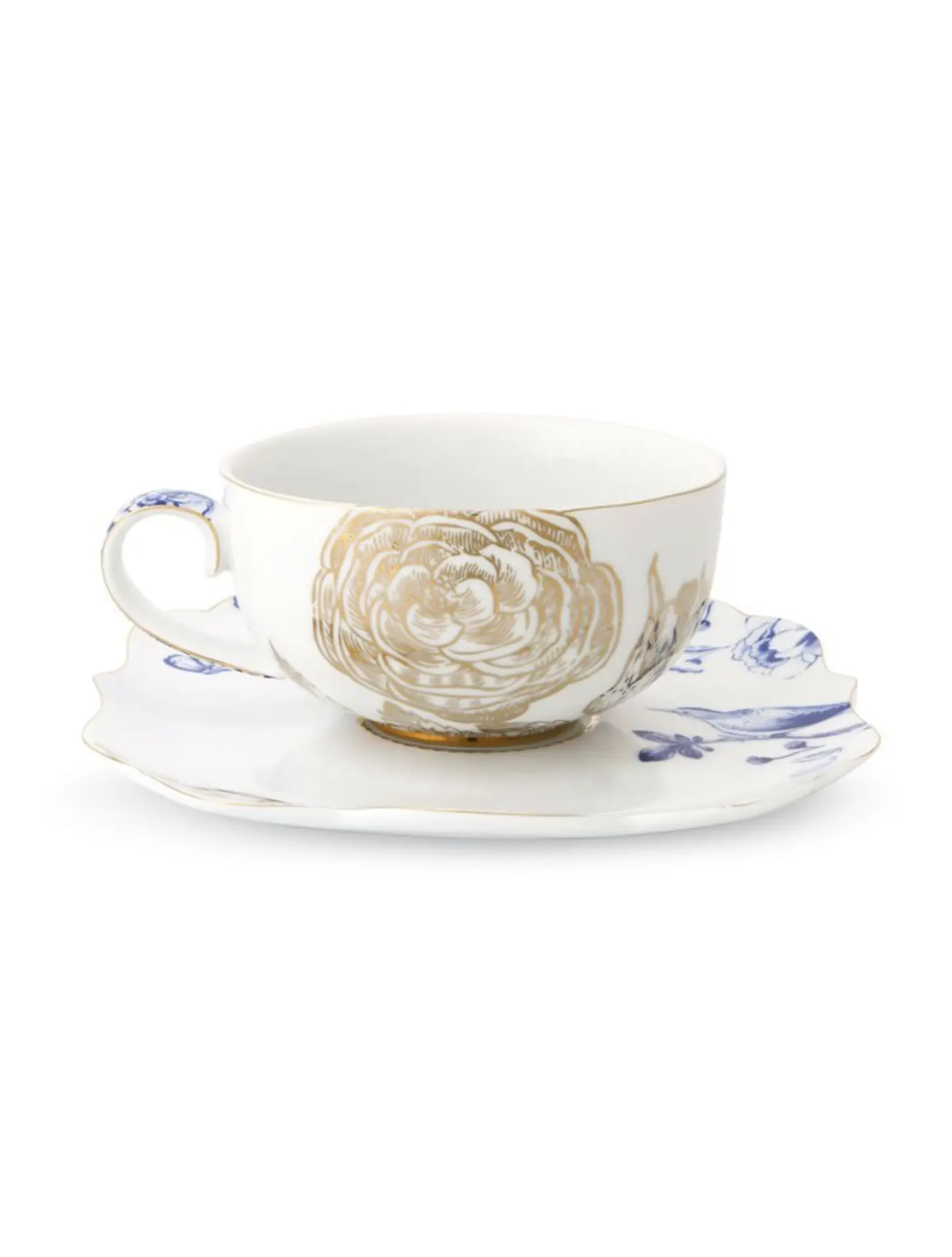 Pip Studio Royal White Thee Kop en Schotel