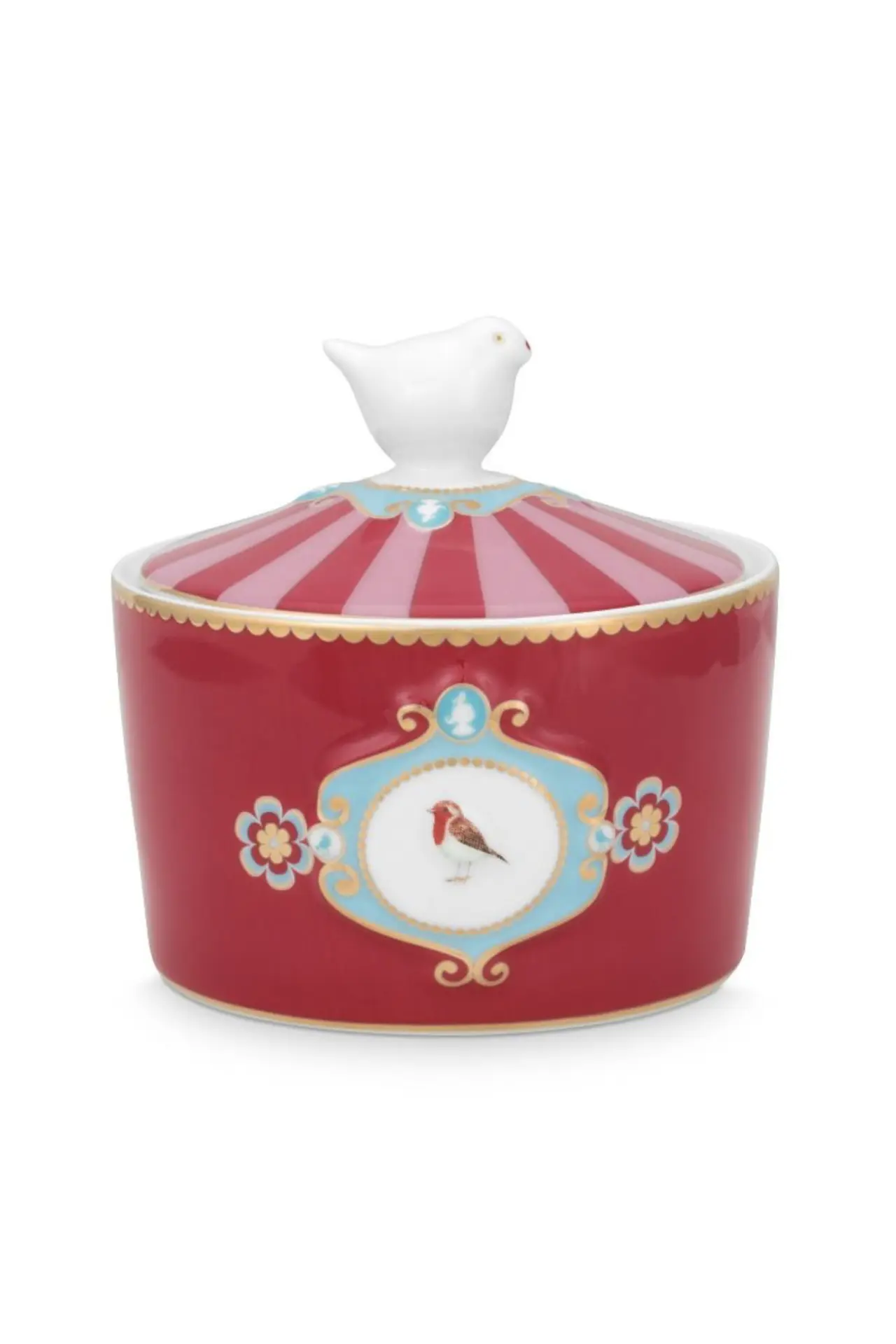 Pip Studio Love Birds Suikerpot Rood/Roze