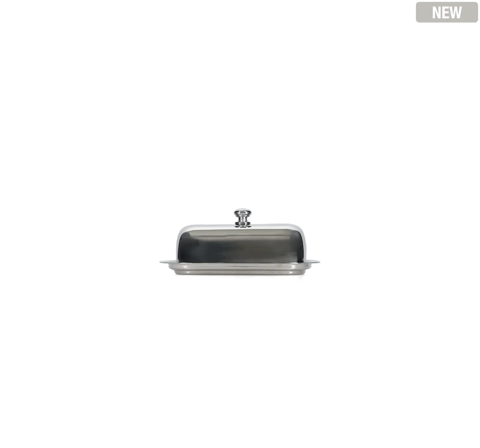 S&P Boterpot 16x12xH6,5cm chrome Oryn