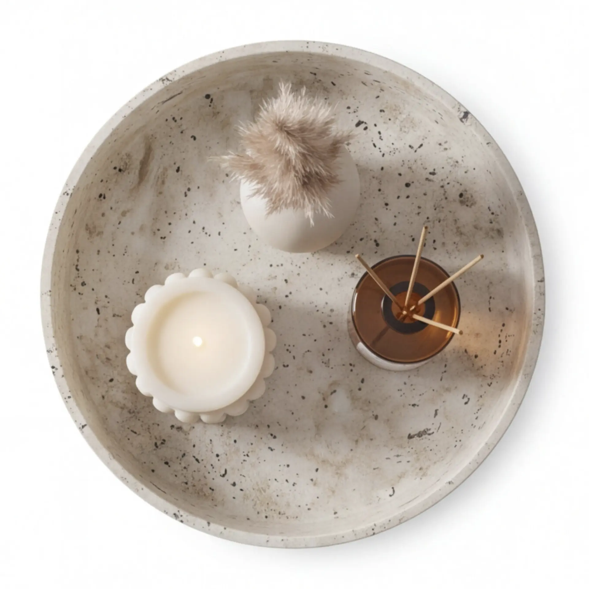 Decoratief schaal -Athena- Ø 25×9 cm