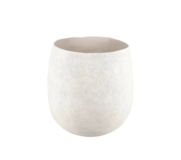S&P Bloempot 43xH41cm organisch beige Cave