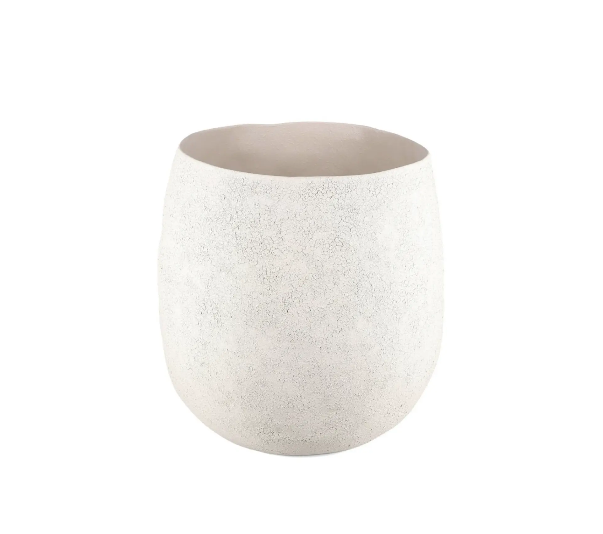 S&P Bloempot 43xH41cm organisch beige Cave